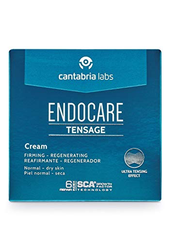 Endocare Tensage Cream Crema Antiarrugas, Antiflacidez, Regeneradora Antiedad, Efecto Tensor Inmediato, Nutritiva, para Pieles Normales a Secas - 30 ml
