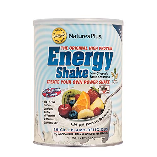 Energy Shake - The Original High Protein (756 grams) - Nature's Plus Energy Shake - The Original High Protein (756 grams) - Nature's Plus