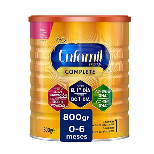 Enfamil Complete 1 - Leche Infantil para Lactantes de 0 a 6 Meses de Edad, Fórmula para Bebés Recién Nacidos - 800 gr Enfamil Complete 1 - Leche Infantil para Lactantes de 0 a 6 Meses de Edad, Fórmula para Bebés Recién Nacidos - 800 gr