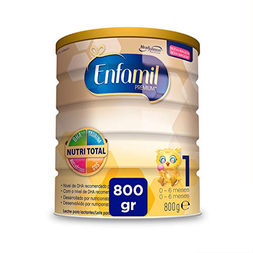 Enfamil Premium 1 - Leche infantil para lactantes bebés de 0 a 6 meses de edad - 800 grams Enfamil Premium 1 - Leche infantil para lactantes bebés de 0 a 6 meses de edad - 800 grams