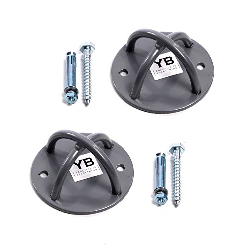 Enganches para el techo de YOGABODY. Sirven Tanto para Interior como exterior. Diseñados Colgar Anillos Olímpicos, Yoga Trapeze, Hamacas o Columpios. En el Pack Vienen 2 Anclajes con Tornillos. Enganches para el techo de YOGABODY. Sirven Tanto para Interior como exterior. Diseñados Colgar Anillos Olímpicos, Yoga Trapeze, Hamacas o Columpios. En el Pack Vienen 2 Anclajes con Tornillos.
