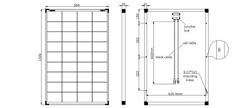 enjoy solar Panel Poly 100 W (1200100)