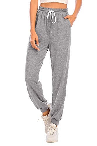 Enjoyoself Pantalón Chándal Mujer Deporte para Yoga Running Fitness Jogging Danza Largo Grandes Deportivos Pijama de Interior Largos Casuale