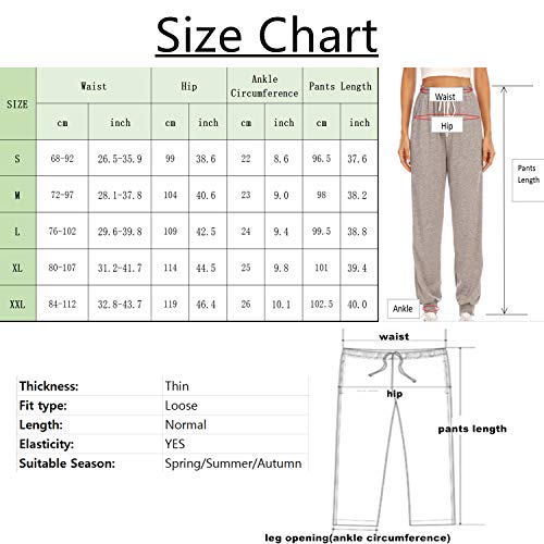 Enjoyoself Pantalón Chándal Mujer Deporte para Yoga Running Fitness Jogging Danza Largo Grandes Deportivos Pijama de Interior Largos Casuale Enjoyoself Pantalón Chándal Mujer Deporte para Yoga Running Fitness Jogging Danza Largo Grandes Deportivos Pijama de Interior Largos Casuale