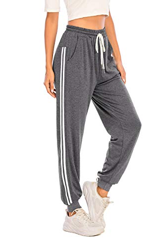 Enjoyoself Pantalón Chándal Mujer Deporte para Yoga Running Fitness Jogging Danza Largo Grandes Deportivos Pijama de Interior Largos Casuale