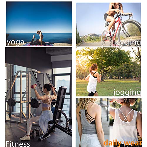 Enjoyoself Sujetador Deportivos 1-3 Pack Yoga Jogging Lencería Sujetador Acolchado Ropa Interior Deportiva Push Up Brassiere Elástico Almohadillas Extraíbles Enjoyoself Sujetador Deportivos 1-3 Pack Yoga Jogging Lencería Sujetador Acolchado Ropa Interior Deportiva Push Up Brassiere Elástico Almohadillas Extraíbles