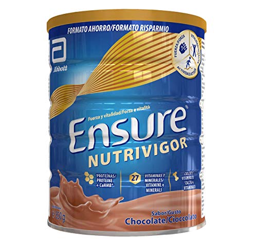 Ensure Nutrivigor - Complemento Alimenticio para Adultos, con HMB, Proteínas, Vitaminas y Minerales, como el Calcio - Sabor Chocolate - 850 g