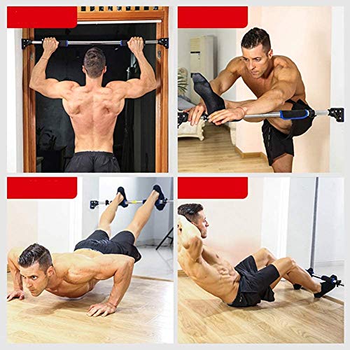 Entrenador muscular de 2 vías Barra de pull-up barbilla de barbero de la barra en el interior del equipo de la aptitud de la puerta de la puerta de la puerta Horizontal Sports Sports Barras paralelas