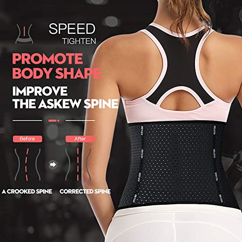 Entrenador por La Cintura De Las Mujeres, Los Corsés De Látex De Cintura Faja Deportes Faja Elástica del Apoyo Trasero del Protector De Gimnasia, De Cintura Trimmer para Bajar De Peso,A,XL Entrenador por La Cintura De Las Mujeres, Los Corsés De Látex De Cintura Faja Deportes Faja Elástica del Apoyo Trasero del Protector De Gimnasia, De Cintura Trimmer para Bajar De Peso,A,XL