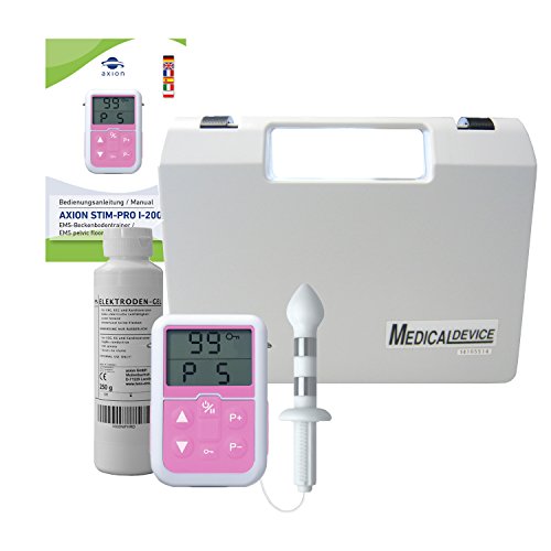 Entrenador suelo pélvico para hombres - Set completo - incl. aparato EMS axion Entrenador suelo pélvico para hombres - Set completo - incl. aparato EMS axion