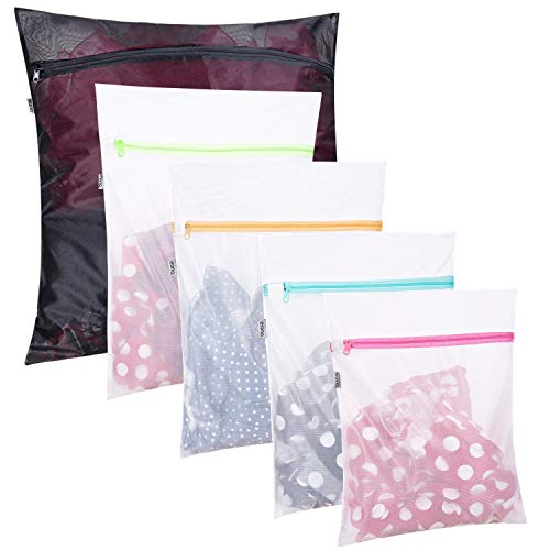 Eono by Amazon - Bolsa para Lavadora Bolsa Malla de Lavandería para Lavadoras Bolsas de Colada con Cremallera para Ropa Delicada Sujetador Interior Calcetines Zapatos y Ropa de Bebé, 5 Pcs (1XL+2L+2M) Eono by Amazon - Bolsa para Lavadora Bolsa Malla de Lavandería para Lavadoras Bolsas de Colada con Cremallera para Ropa Delicada Sujetador Interior Calcetines Zapatos y Ropa de Bebé, 5 Pcs (1XL+2L+2M)
