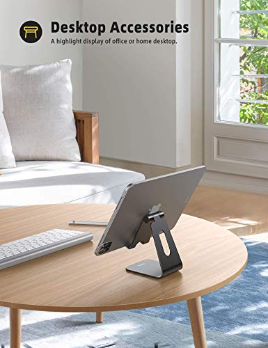 Eono by Amazon - Soporte Tablet Multiángulo, Soporte Mesa Ajustable : Móvil &Tableta Aluminio Base para iPad Pro 9.7/10.5/11/12.9, Air Mini 2 3 4, Galaxy Tab, Kindle, Otras Tablets - Negro Eono by Amazon - Soporte Tablet Multiángulo, Soporte Mesa Ajustable : Móvil &Tableta Aluminio Base para iPad Pro 9.7/10.5/11/12.9, Air Mini 2 3 4, Galaxy Tab, Kindle, Otras Tablets - Negro