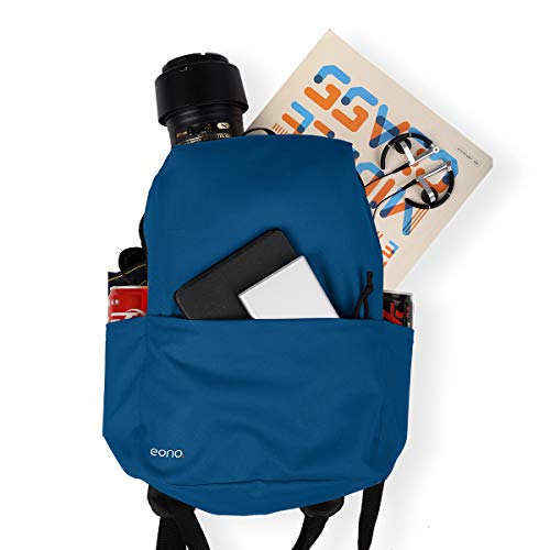 Eono Essentials - Mochila Ultraligera Resistente al Agua, Ideal para Viajes y Actividades al Aire Libre, para Hombre, Mujer y niño (10 L) (Azul)