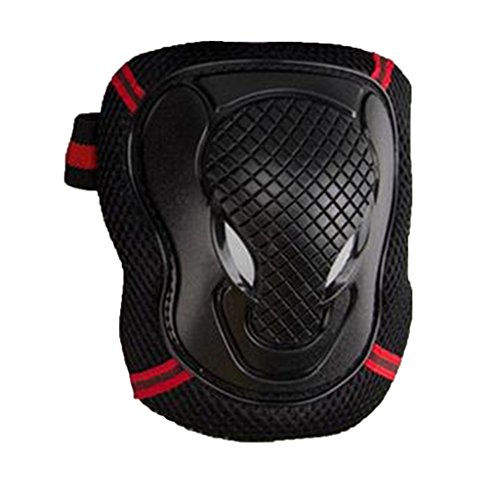 EONPOW Juego de Protecciones, Protecciones contra caídas para Patinaje en línea, para muñeca, Codo, Rodilleras, Protector para Deportes, Ciclismo, Patinaje, 6 Unidades