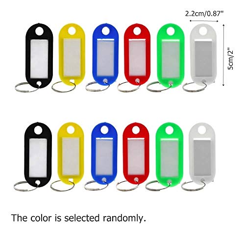 EOPER Organizador de llaves portátil, con 28 llaveros separables para hoteles de almacén, color al azar