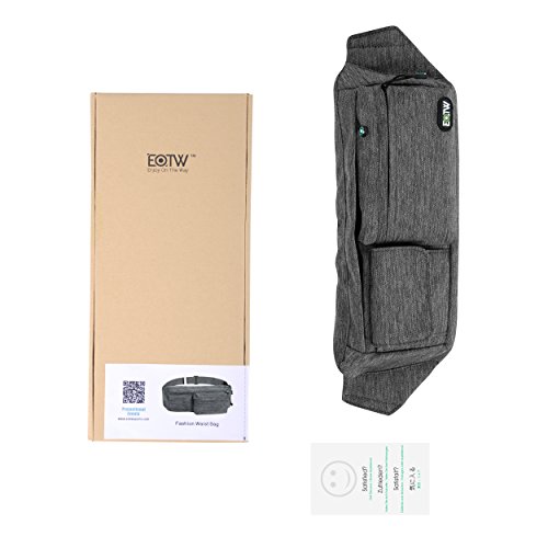 EOTW Riñonera Mujer para Llevar Pasaporte,Cargador,Gafas de Sol, Crema Protectora y Teléfonos hasta 6 Pulgadas,Bolso de Cintura Viajar,Hípica,Golf, Acampada,Comprar. (Gris Oscuro) EOTW Riñonera Mujer para Llevar Pasaporte,Cargador,Gafas de Sol, Crema Protectora y Teléfonos hasta 6 Pulgadas,Bolso de Cintura Viajar,Hípica,Golf, Acampada,Comprar. (Gris Oscuro)