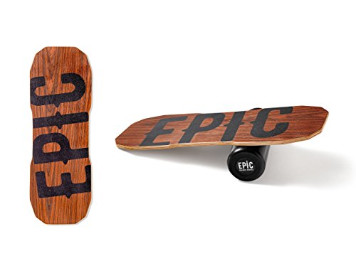Epic Dark Oak Balance Board - Balance Trainer - Epic Balanceboards Epic Dark Oak Balance Board - Balance Trainer - Epic Balanceboards