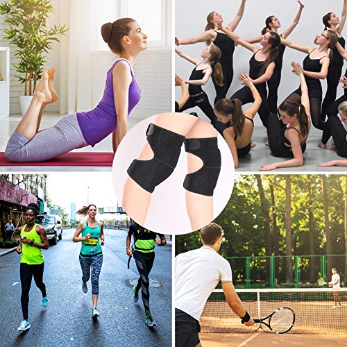 EQLEF Rodilleras Deportivas Dance Adult Ajustable, Suave Esponja Acolchada Yoga Rodilla Protectora Rodilleras Antideslizantes para Mujer y Hombre - 1 par EQLEF Rodilleras Deportivas Dance Adult Ajustable, Suave Esponja Acolchada Yoga Rodilla Protectora Rodilleras Antideslizantes para Mujer y Hombre - 1 par