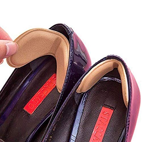 EQLEF Talón de Las Plantillas del Zapato Evitar Rozaduras talón de los Zapatos de tacón engomadas de Ajustes de la Longitud del Zapato del tacón Zapatos de Ratones (8 Pares)