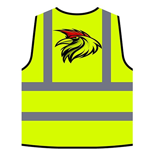 Equipo de logotipo de Rooster Sports Chaqueta de seguridad amarillo personalizado de alta visibilidad v611v