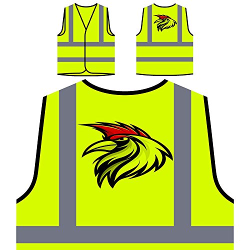 Equipo de logotipo de Rooster Sports Chaqueta de seguridad amarillo personalizado de alta visibilidad v611v