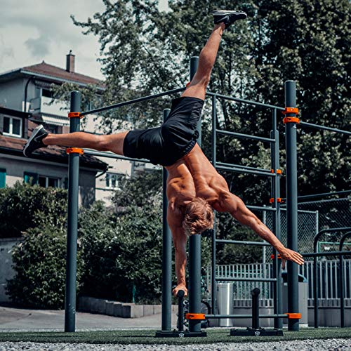Eric Flag Paraletas de marca francesa para Street Workout – Barras paralelas a medida de acero de alta calidad para una estabilidad óptima en la gimnasia Calisthenics y Street Workout Eric Flag Paraletas de marca francesa para Street Workout – Barras paralelas a medida de acero de alta calidad para una estabilidad óptima en la gimnasia Calisthenics y Street Workout