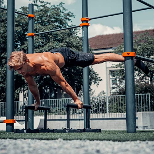 Eric Flag Paraletas de marca francesa para Street Workout – Barras paralelas a medida de acero de alta calidad para una estabilidad óptima en la gimnasia Calisthenics y Street Workout Eric Flag Paraletas de marca francesa para Street Workout – Barras paralelas a medida de acero de alta calidad para una estabilidad óptima en la gimnasia Calisthenics y Street Workout