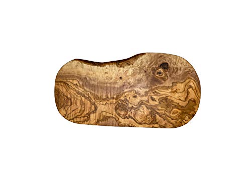 Erreke – Tabla de Cortar, Madera de Olivo, para Servir o Picar, Tabla de Cocina (43x21 cm)