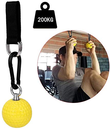 Escalada Pull Up Power Ball, Amarillo Pull Up Arm Training Training Ball Colgante, Acero inoxidable 304 Escalada Bola de cañón de entrenamiento sólido,Gimnasio Ejercicio Home Fitness Chin Up Equipment Escalada Pull Up Power Ball, Amarillo Pull Up Arm Training Training Ball Colgante, Acero inoxidable 304 Escalada Bola de cañón de entrenamiento sólido,Gimnasio Ejercicio Home Fitness Chin Up Equipment