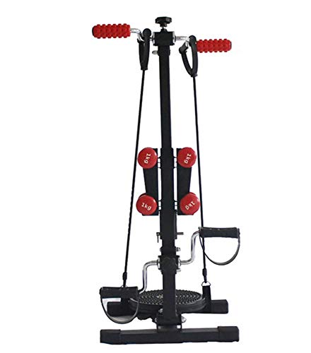 Escalador Vertical Gimnasio En Casa, Máquina De Escalada Bicicleta Estática, Para El Hogar Entrenador Corporal Stepper Cardio, Entrenamiento De Entrenamiento Empuñaduras Antiadherentes Piernas Brazos