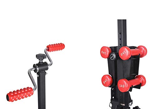 Escalador Vertical Gimnasio En Casa, Máquina De Escalada Bicicleta Estática, Para El Hogar Entrenador Corporal Stepper Cardio, Entrenamiento De Entrenamiento Empuñaduras Antiadherentes Piernas Brazos