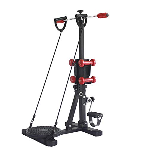 Escalador Vertical Gimnasio En Casa, Máquina De Escalada Bicicleta Estática, Para El Hogar Entrenador Corporal Stepper Cardio, Entrenamiento De Entrenamiento Empuñaduras Antiadherentes Piernas Brazos