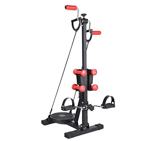 Escalador Vertical Gimnasio En Casa, Máquina De Escalada Bicicleta Estática, Para El Hogar Entrenador Corporal Stepper Cardio, Entrenamiento De Entrenamiento Empuñaduras Antiadherentes Piernas Brazos