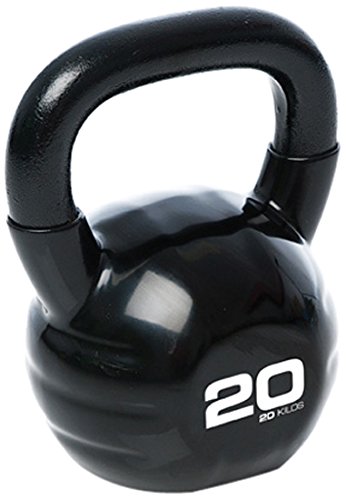 ESCAPE Studio Kettlebell - Pesa Rusas (Vinilo, más de 18 kg), Color Negro, Talla 20 kg ESCAPE Studio Kettlebell - Pesa Rusas (Vinilo, más de 18 kg), Color Negro, Talla 20 kg