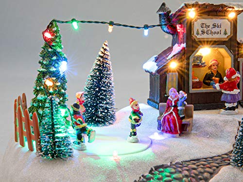Escena de Navidad LED con figuras de hielo – 26 x 18 x 14 cm – Decoración de mesa iluminada Escena de Navidad LED con figuras de hielo – 26 x 18 x 14 cm – Decoración de mesa iluminada