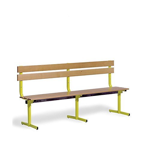 Esclavos Sport-ART 6505C/S, Spogliatoio Banco C/Respaldo Madera de Haya Esclavos Sport-ART 6505C/S, Spogliatoio Banco C/Respaldo Madera de Haya
