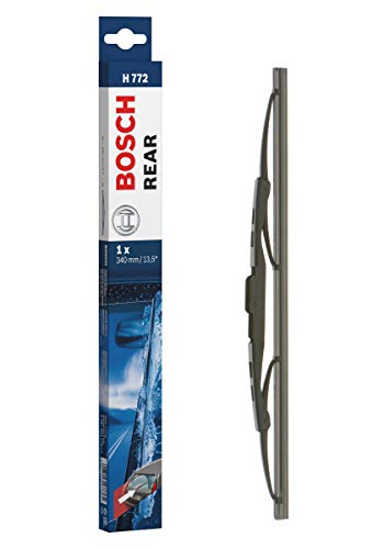 Escobilla limpiaparabrisas Bosch Rear H772, Longitud: 340mm – 1 escobilla limpiaparabrisas para la ventana trasera