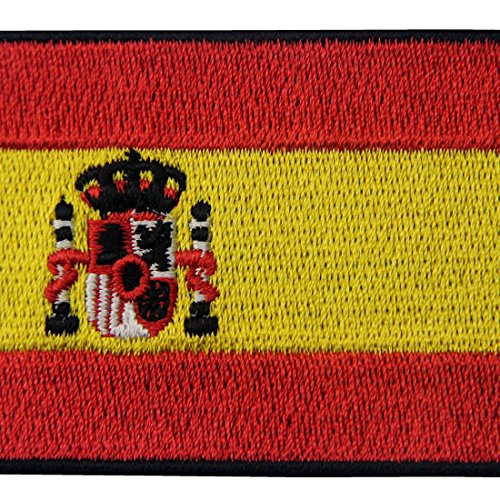 España Bordó El Hierro Bordado Del Applique En Cosen En Insignia Del Remiendo