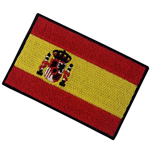 España Bordó El Hierro Bordado Del Applique En Cosen En Insignia Del Remiendo