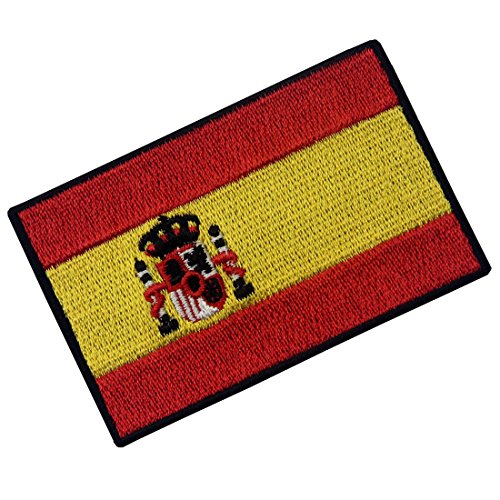 España Bordó El Hierro Bordado Del Applique En Cosen En Insignia Del Remiendo