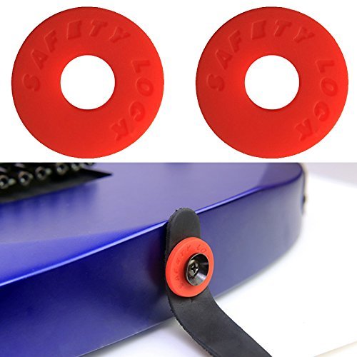 Espeedy Correa de la guitarra bloquea,8 piezas/Set de correas de guitarra bloques de silicona bajo bloqueo instrumentos musicales guitarras eléctricas partes y accesorios