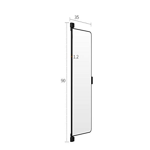 Espejo de armario, espejo de cuerpo entero, espejo deslizante incorporado, espejo de vestidor giratorio oculto, puerta abatible lateral, espejo de vestidor plegable, espejo de vestidor con marco neg Espejo de armario, espejo de cuerpo entero, espejo deslizante incorporado, espejo de vestidor giratorio oculto, puerta abatible lateral, espejo de vestidor plegable, espejo de vestidor con marco neg