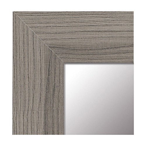 Espejo de Pared Fabricado en España- Varios Tamaños y Colores - Espejo Vestidor, Salón, Baño, Entraditas- Modelo MDF8 (Gris, 65x165 cm)