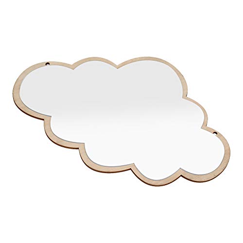 Espejo habitación niños, Espejo acrílico nórdico Decorativo Etiqueta de la Pared calcomanía niños niños Arte decoración (Cloud)