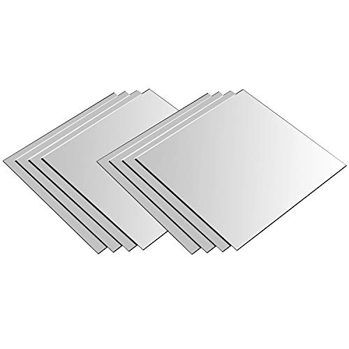 Espejos de pared 20,5x20,5cm Conjunto de espejos 8 piezas Espejos de pared 20,5x20,5cm Conjunto de espejos 8 piezas