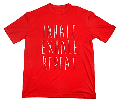 Espirad repetición camiseta, Yoga Om dwarfcraft sakti Pilates rojo rojo Talla:small