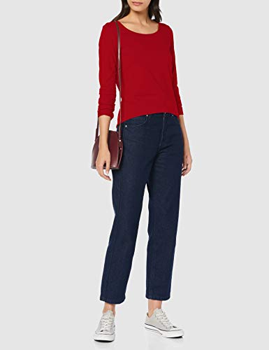 Esprit 998ee1k812 Camisa Manga Larga, Rojo (Dark Red 610), X-Small para Mujer Esprit 998ee1k812 Camisa Manga Larga, Rojo (Dark Red 610), X-Small para Mujer