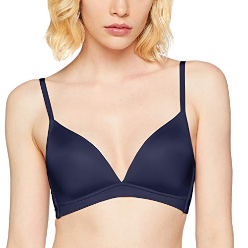 Esprit Broome Wireless Padded Sujetador sin Aros, Azul (Navy 400), 90A (Talla del Fabricante: 75 A) para Mujer