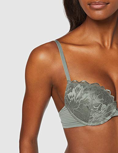 Esprit Eliska CLAS.Push Sujetador con Push-up, Verde (Olive 360), 90B (Talla del Fabricante: 75 B) para Mujer Esprit Eliska CLAS.Push Sujetador con Push-up, Verde (Olive 360), 90B (Talla del Fabricante: 75 B) para Mujer