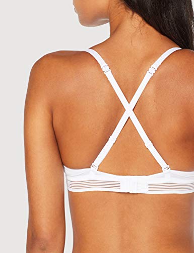 Esprit Gladstone Sexy Sujetador con Push-up, Blanco (White 100), 90A (Talla del Fabricante: 75 A) para Mujer